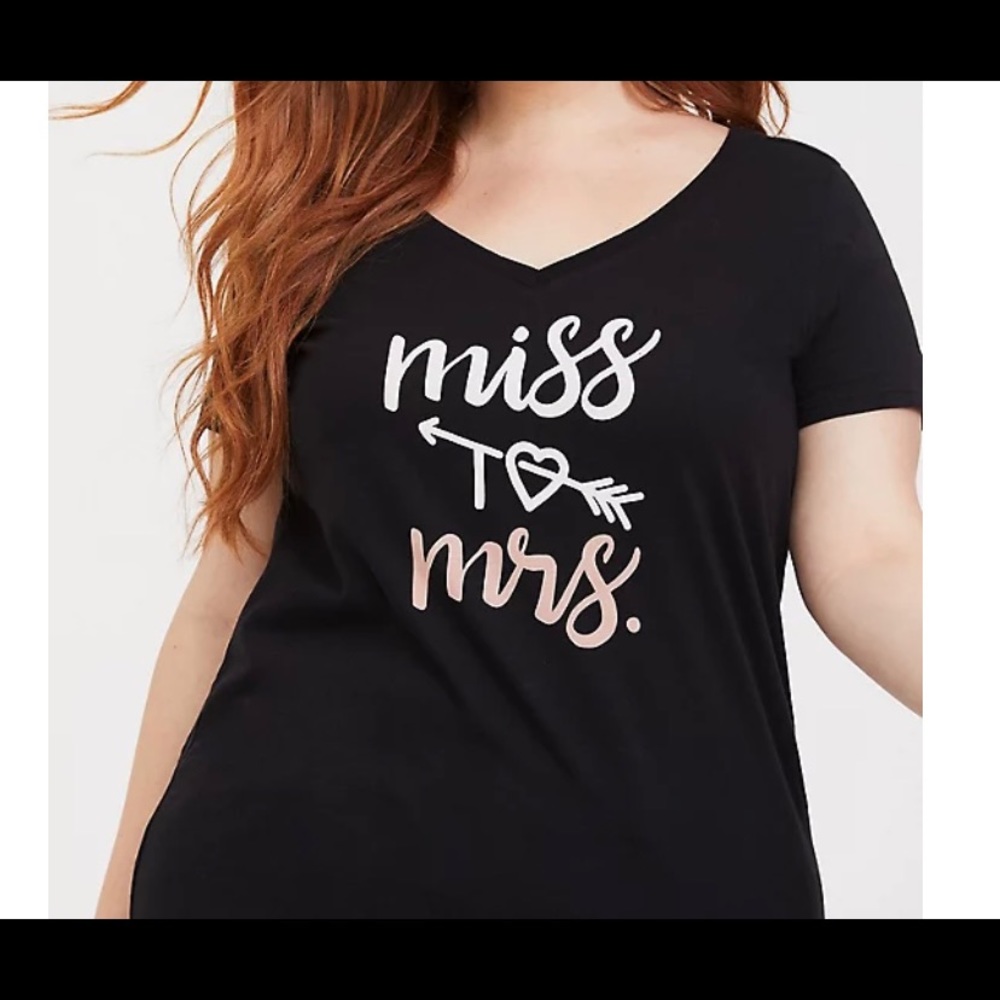 Torrid Miss To Mrs T Shirt 6